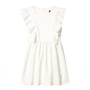 Bardot Junior Girls Ivory Mavis Ponte Elastane Dress NWT Size 8